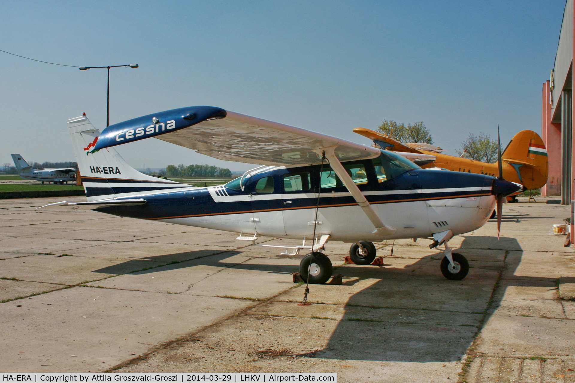 HA-ERA, 1975 Cessna U206F Stationair Stationair C/N U20602718, LHKV - Kaposújlak Airport, Hungary