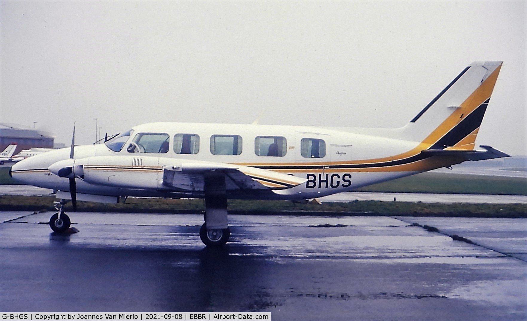 G-BHGS, 1979 Piper PA-31-350 Chieftain C/N 31-7952245, Slide scan