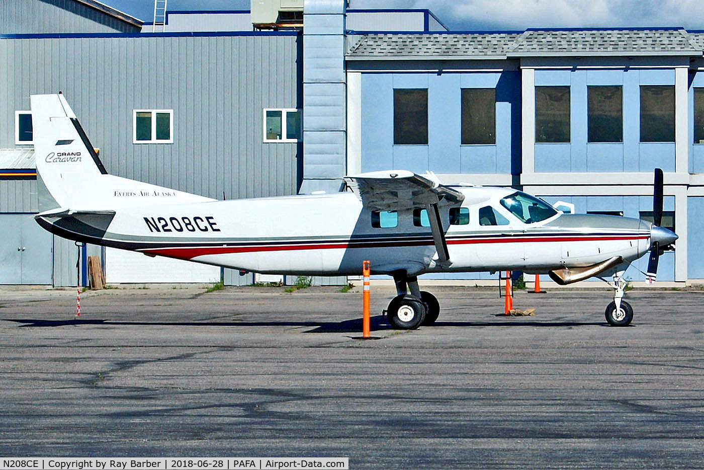N208CE, 1995 Cessna 208B Grand Caravan C/N 208B0466, N208CE   Cessna 208B Grand Caravan [208B-0466] (Everts Air Alaska) Fairbanks Int'l~N 28/06/2018