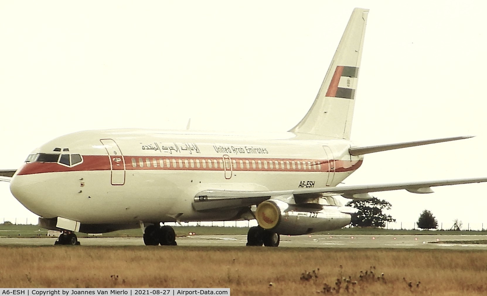 A6-ESH, 2000 Airbus VC-1A (A319-133/CJ) C/N 0910, Slide scan