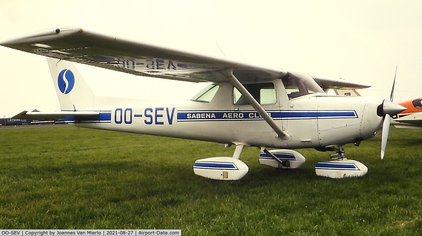 OO-SEV, Cessna 152 C/N 81644, Slide scan