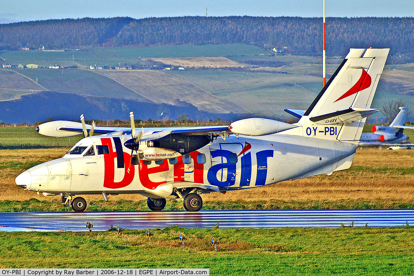 OY-PBI, 1987 Let L-410UVP-E20 Turbolet C/N 871936, OY-PBI   Let L-410 UVP Turbolet [871936] (Benair) Inverness (Dalcross)~G 18/12/2006