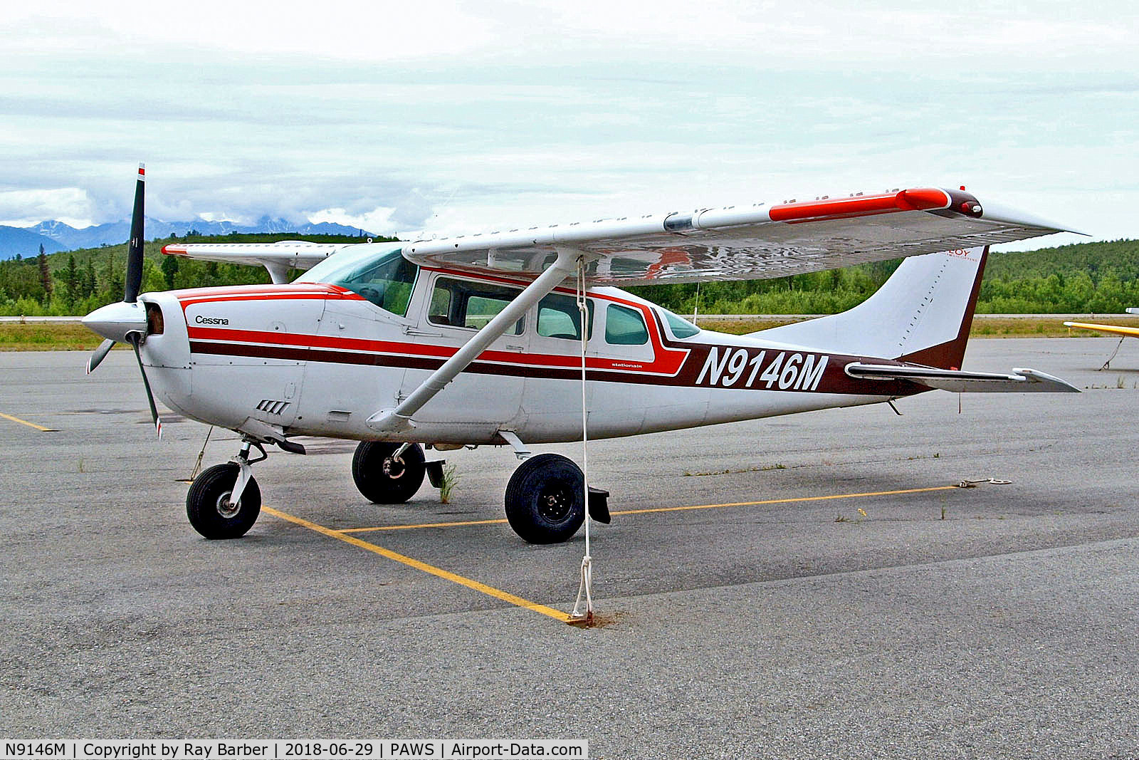 N9146M, 1970 Cessna U206E Stationair C/N U20601546, N9146M   Cessna U.206E Skywagon 206 [U206-01546] (Soloy Helicopters) Wasilla~N 29/06/2018