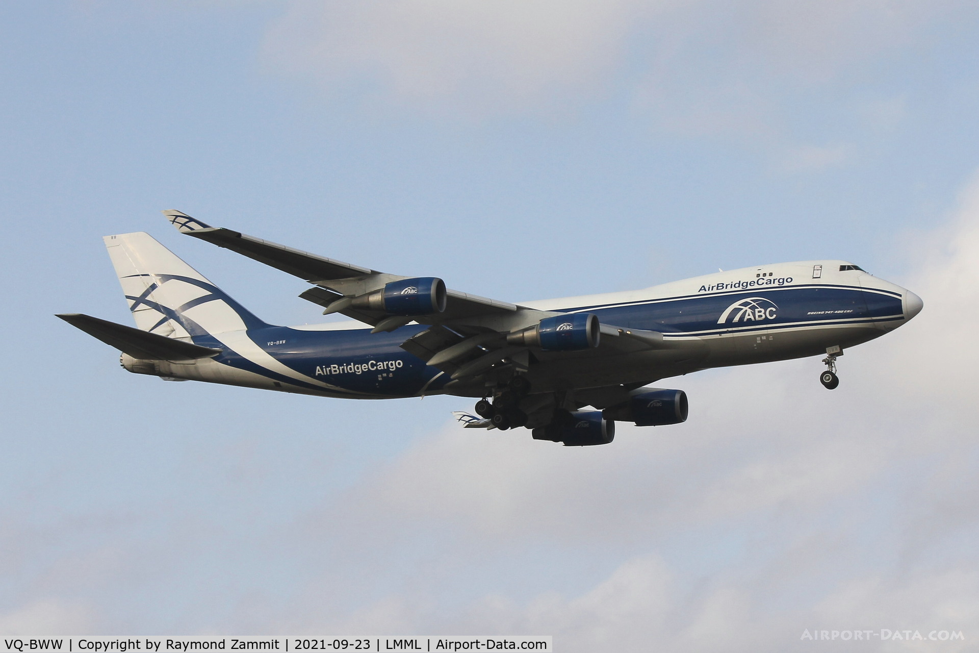 VQ-BWW, 2008 Boeing 747-428F/ER/SCD C/N 35233, B747 VQ-BWW Air Bridge Cargo