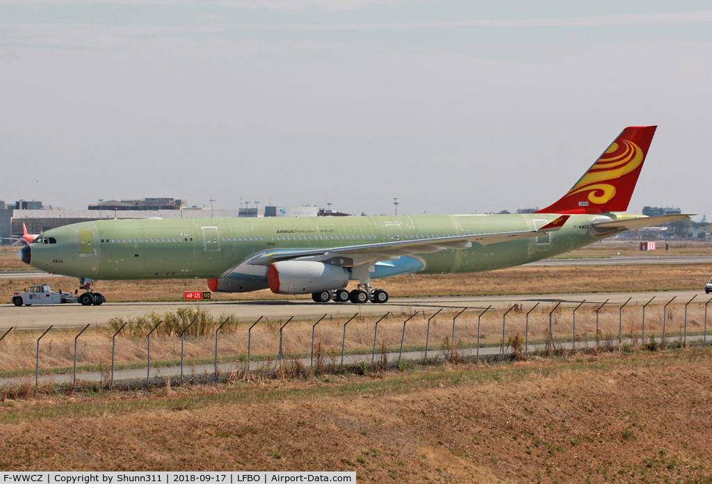 F-WWCZ, 2018 Airbus A330-343 C/N 1899, C/n 1899 - For Hainan Airlines