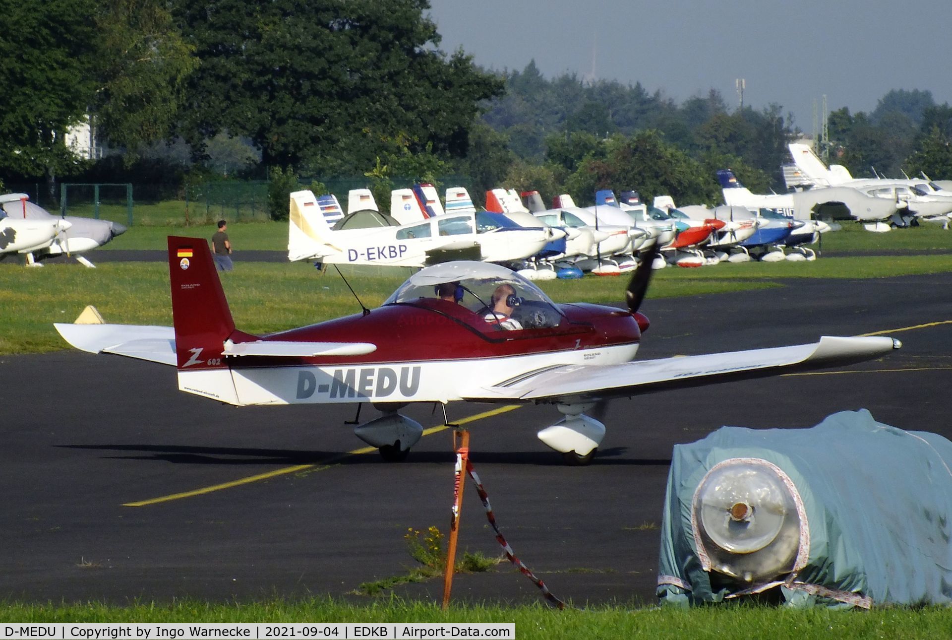 D-MEDU, Roland Z-602 C/N Z-9569, Roland Z-602 economy at Bonn-Hangelar airfield during the Grumman Fly-in 2021