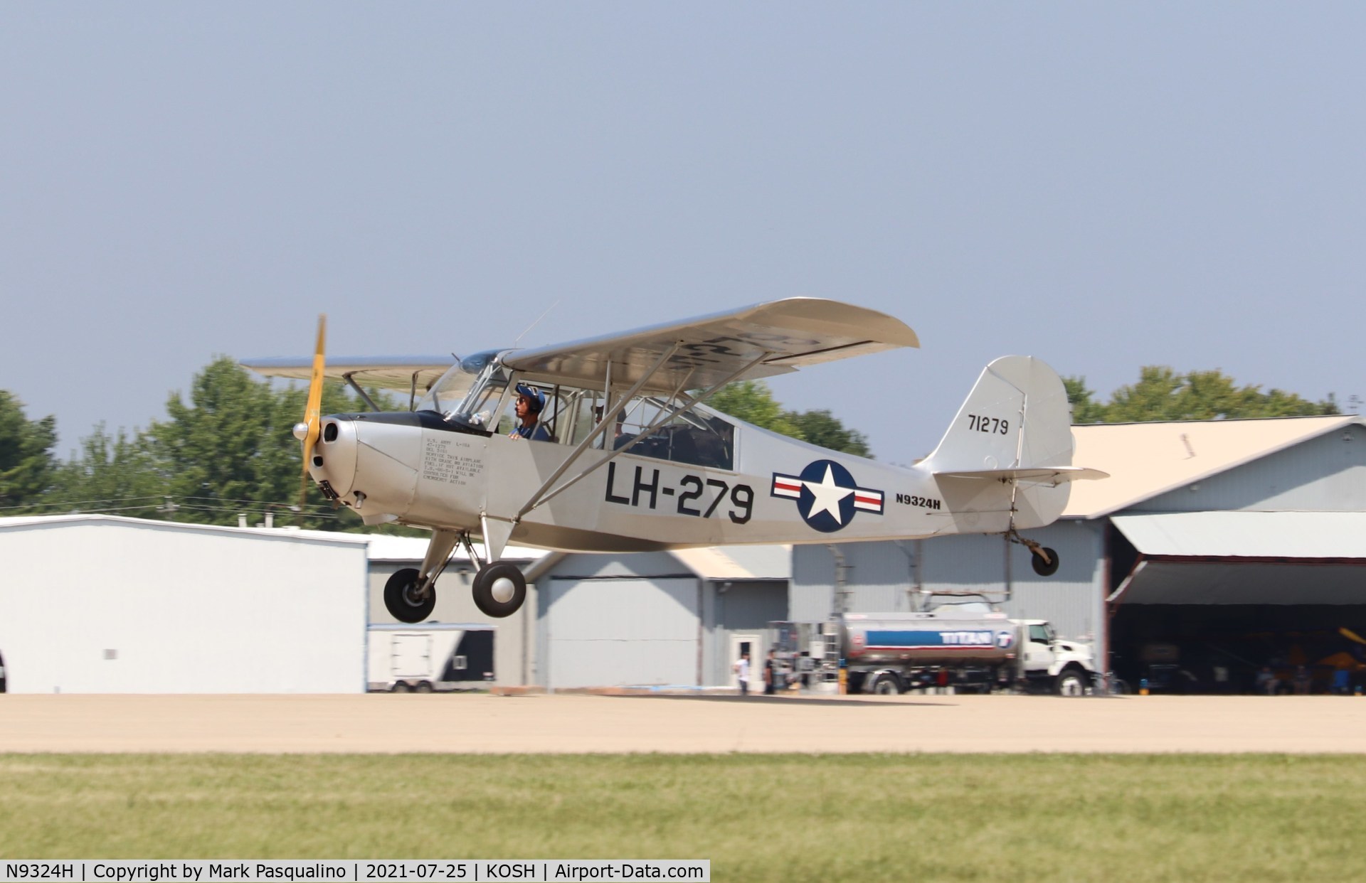N9324H, 1947 Aeronca L-16A (7BCM) C/N 7BCM-507, Aeronca L-16A