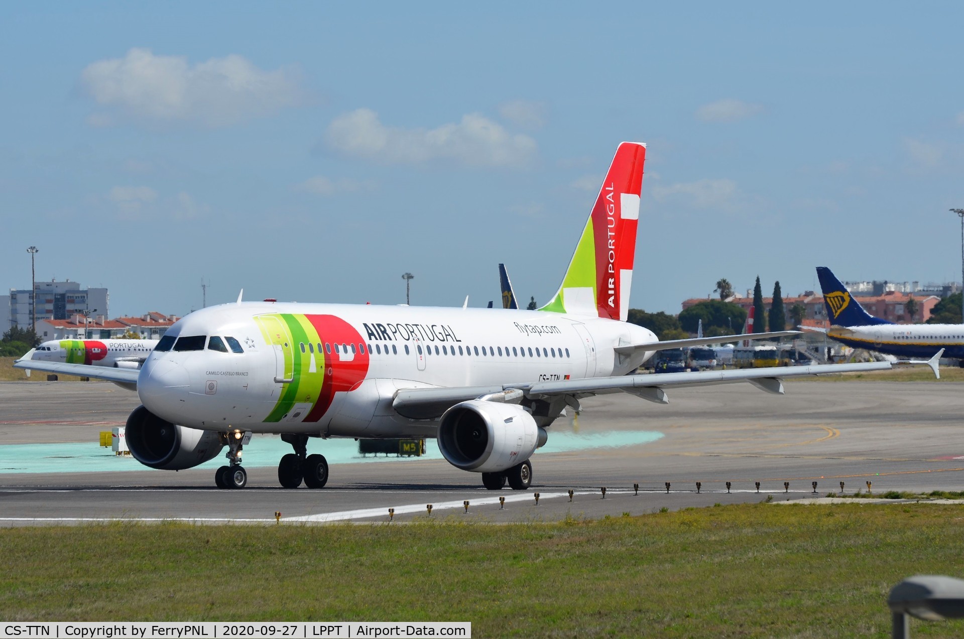 CS-TTN, 1999 Airbus A319-111 C/N 1120, TAP A319