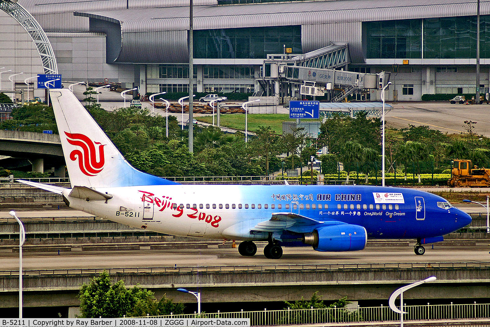 B-5211, 2005 Boeing 737-79L C/N 34019, B-5211   Boeing 737-79L [34019] (Air China)  Guangzhou-Baiyun~B 08/11/2008