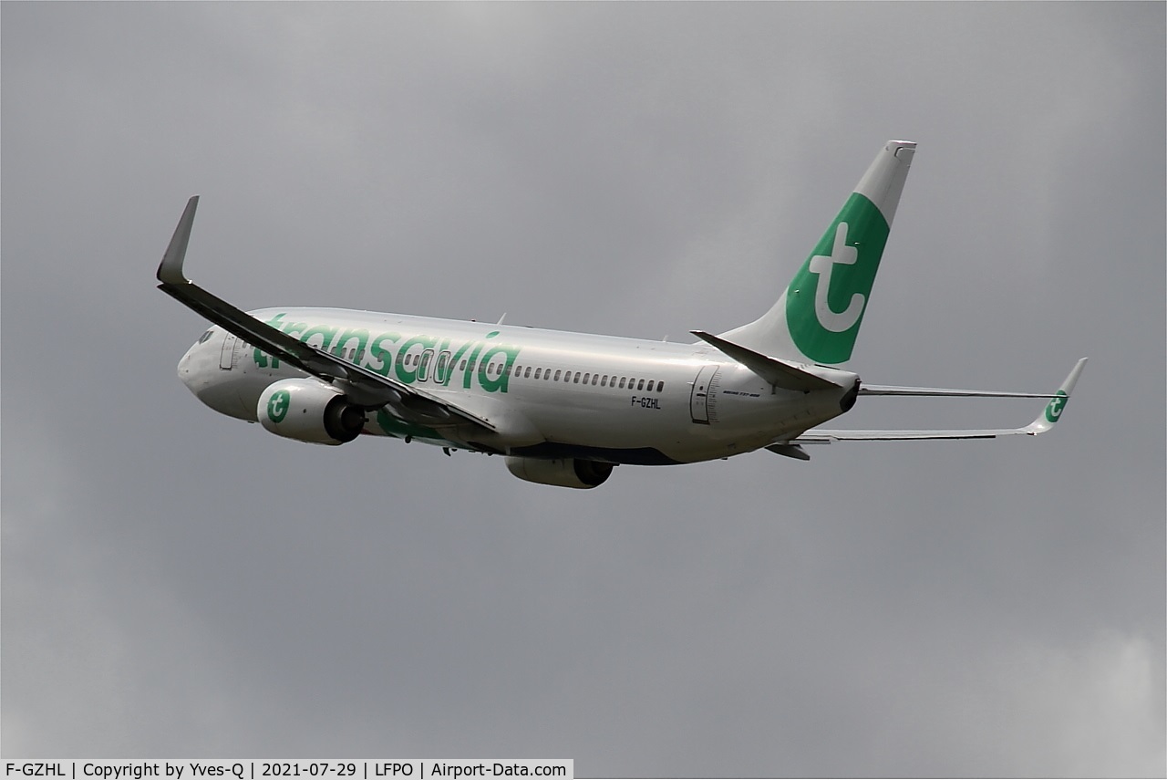 F-GZHL, 2014 Boeing 737-8K2 C/N 37791, Boeing 737-8K2, Climbing from rwy 24, Paris Orly airport (LFPO-ORY)