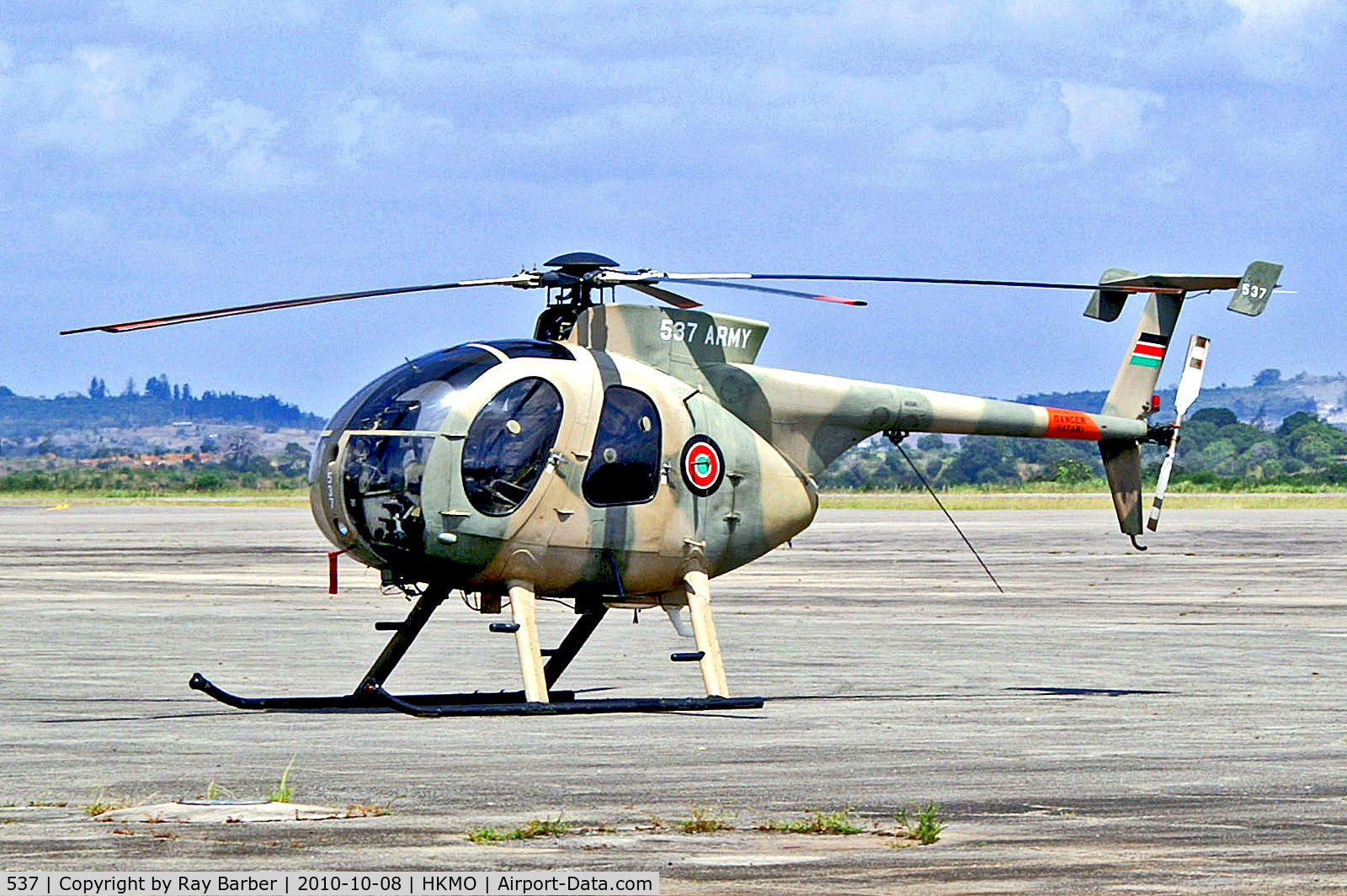 537, McDonnell Douglas Helicopters MD500E C/N 0449E, 537   McDonnell Douglas Helicopters MD500E [0449E] (Kenyan Army) Mombasa-Moi Int'l~5Y 08/10/2010