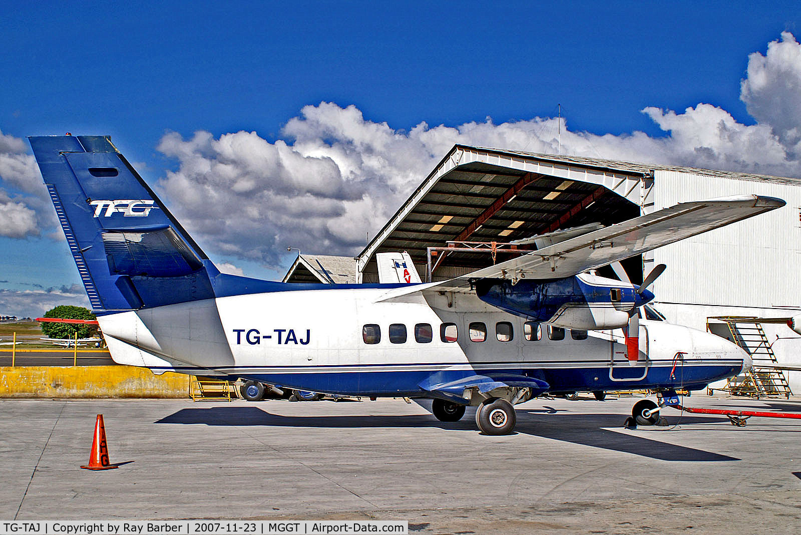 TG-TAJ, 1980 Let L-410UVP Turbolet C/N 800527, TG-TAJ   Let L-410 UVP Turbolet [800527] (Transportes Aereos Guatemaltecos) Guatemala-La Aurora~TG 23/11/2007