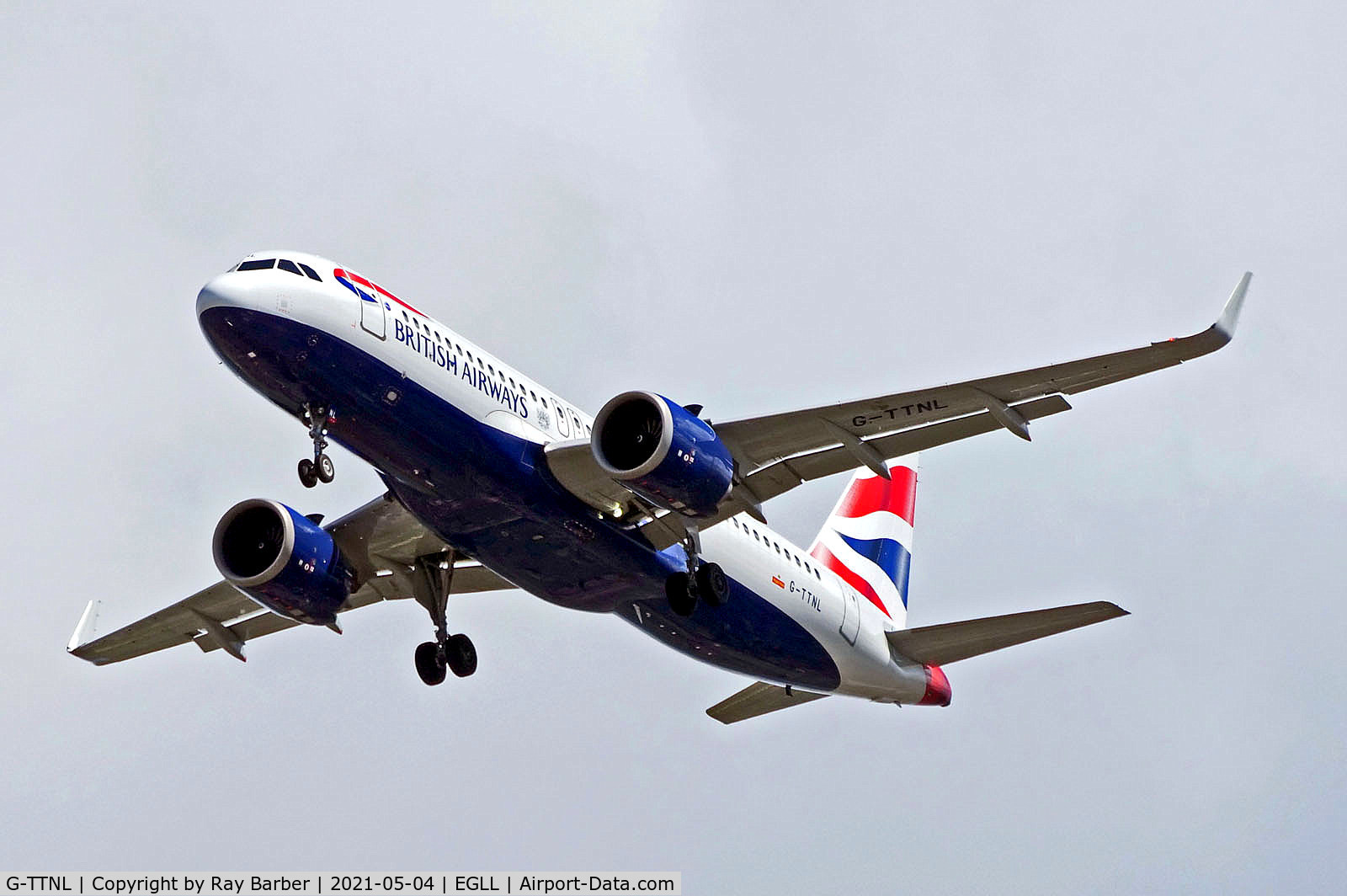 G-TTNL, 2020 Airbus A320-251N C/N 9585, G-TTNL   Airbus A320-251N [9585] (British Airways) Home~G 04/05/2021