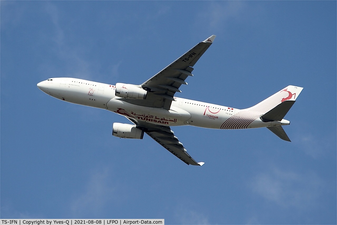 TS-IFN, 2015 Airbus A330-243 C/N 1641, Airbus A330-243, Climbing from rwy 24, Paris-Orly airport (LFPO-ORY)