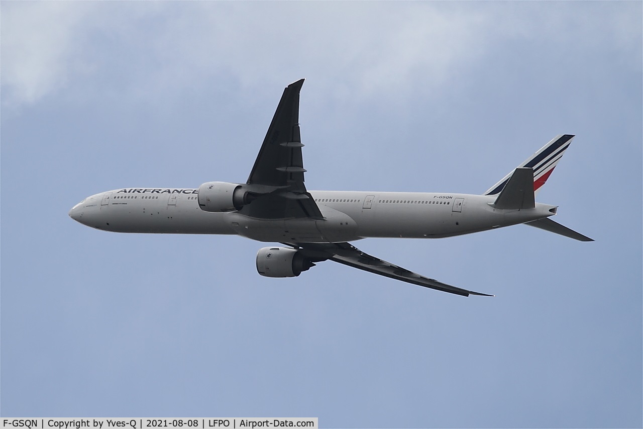 F-GSQN, 2006 Boeing 777-328/ER C/N 32960, Boeing 777-328ER, Climbing from rwy 24, Paris-Orly airport (LFPO-ORY)