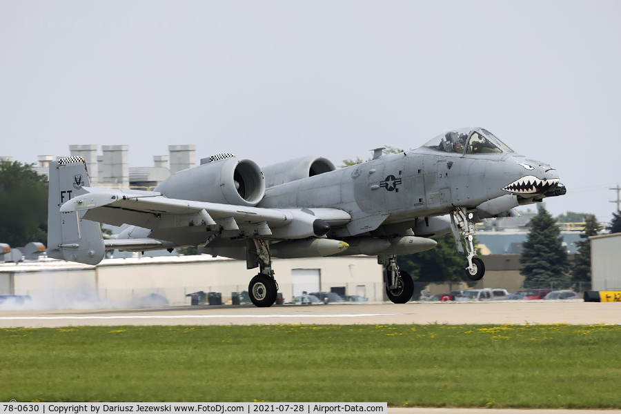 78-0630, 1978 Fairchild Republic A-10A Thunderbolt II C/N A10-0250, A-10C Thunderbolt 78-0630 FT from 74th FS 