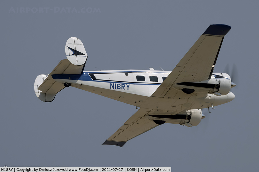 N18RY, 1957 Beech E18S C/N BA-325, Beech E18S  C/N BA-325, N18RY