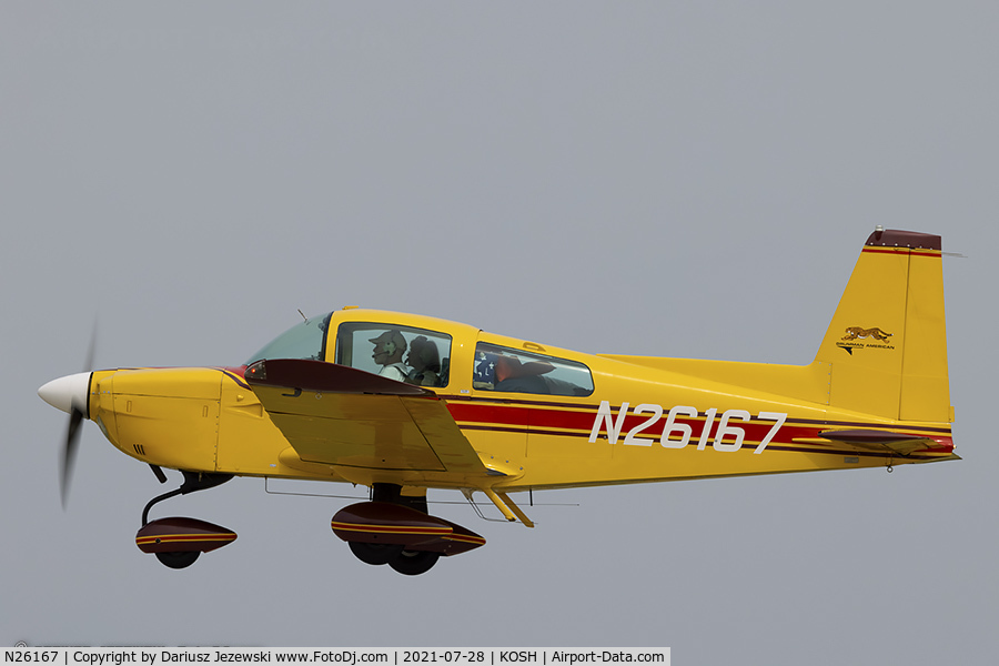 N26167, 1977 Grumman American AA-5A Cheetah C/N AA5A0461, American Aviation AA-5A Cheetah  C/N AA5A0461, N26167