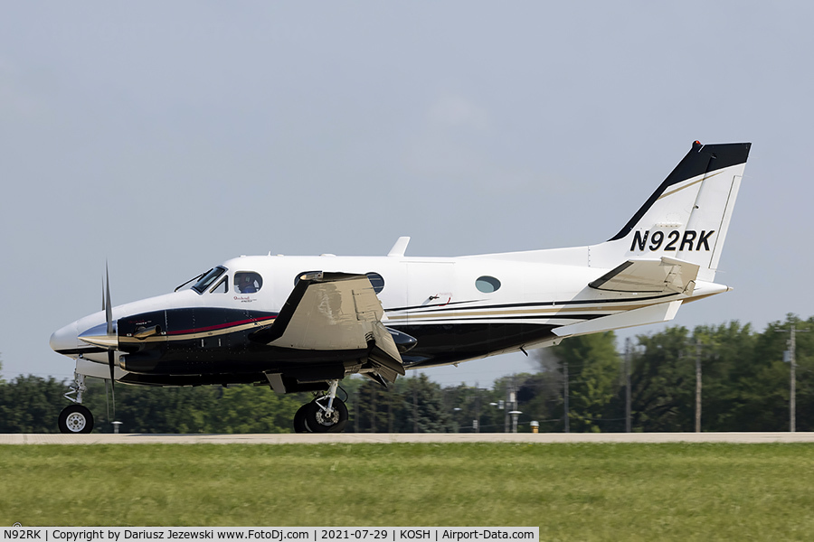 N92RK, 1996 Beech C90A King Air C/N LJ-1458, Beech C90A King Air  C/N LJ-1458, N92RK