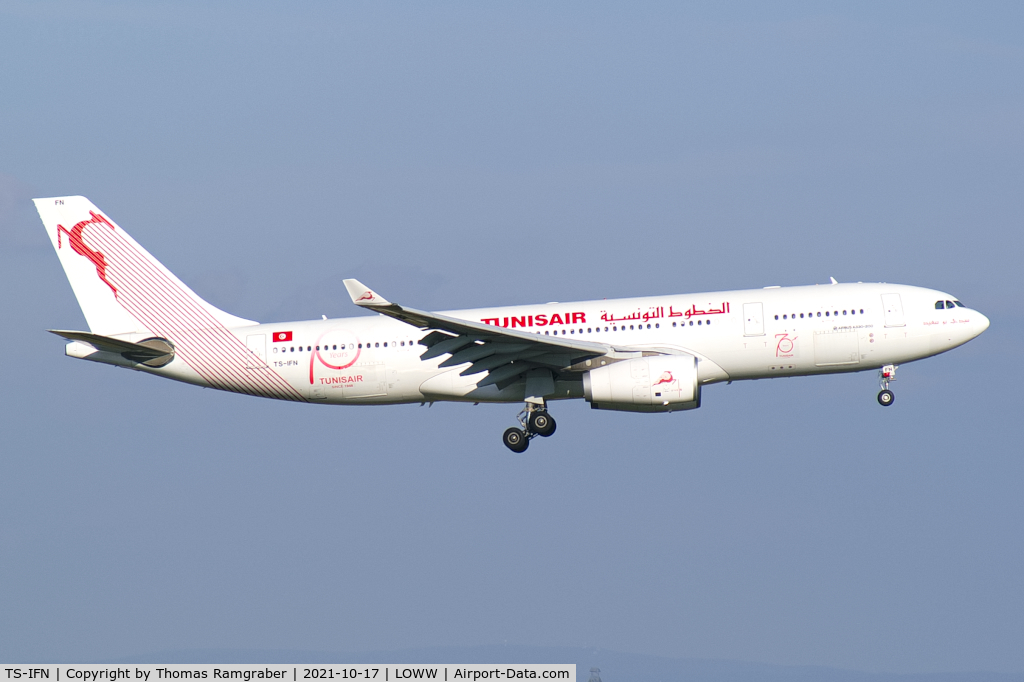 TS-IFN, 2015 Airbus A330-243 C/N 1641, Tunisair Airbus A330-200