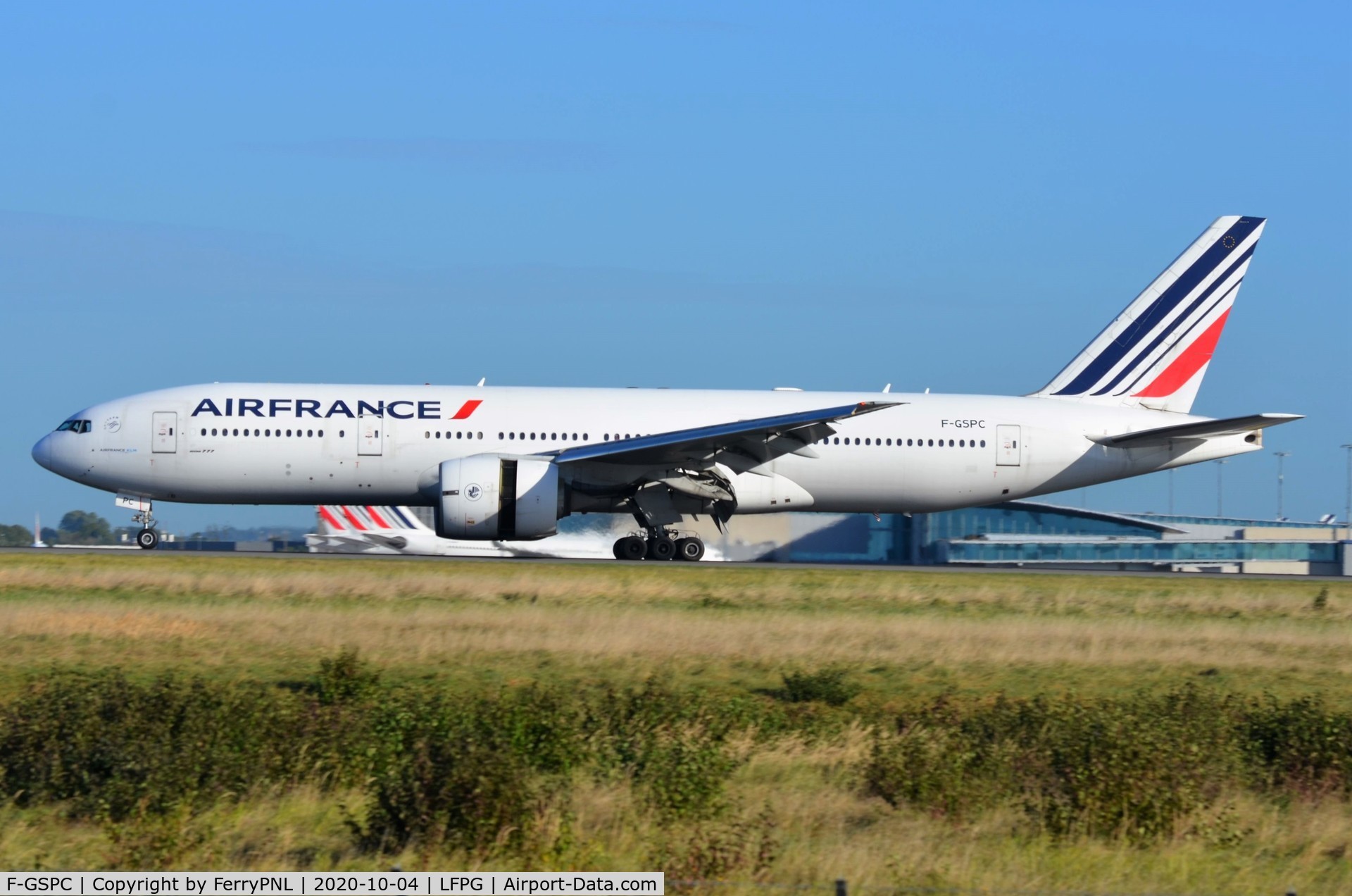 F-GSPC, 1998 Boeing 777-228/ER C/N 29004, Arrival of Air France B772