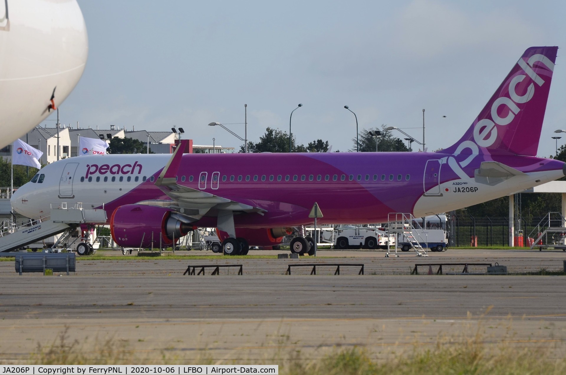 JA206P, 2021 Airbus A320-251N C/N 10591, Peach A320N a week prior delivery in TLS