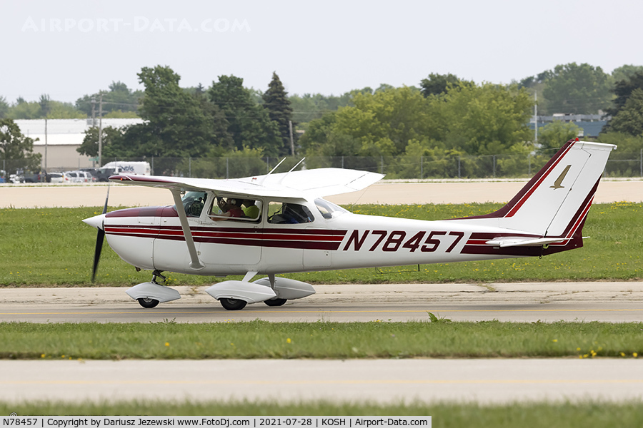 N78457, 1968 Cessna 172K Skyhawk C/N 17257623, Cessna 172K Skyhawk  C/N 17257623, N78457