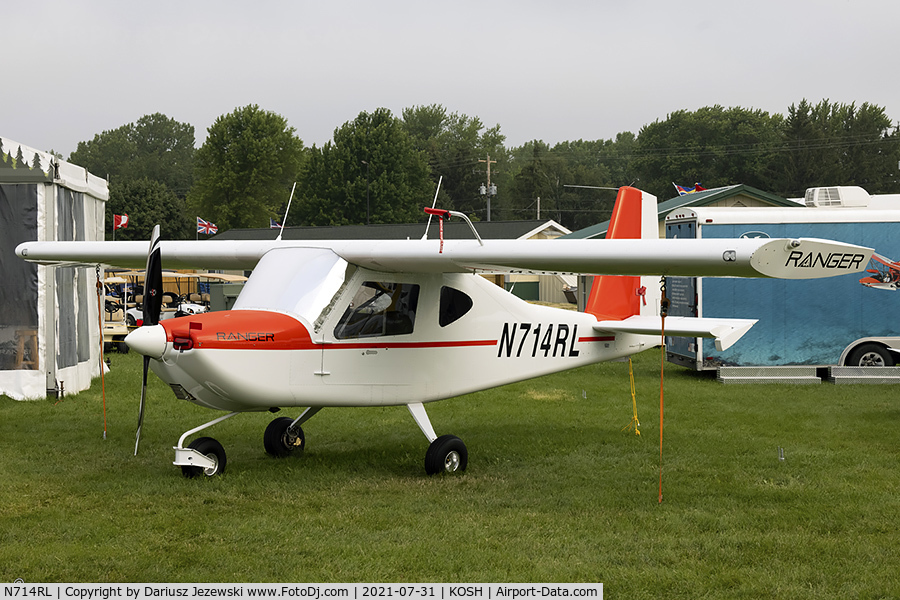 N714RL, 2021 Vashon Aircraft Ranger R7 C/N 10185, Vashon Aircraft Ranger R7  C/N 10185, N714RL