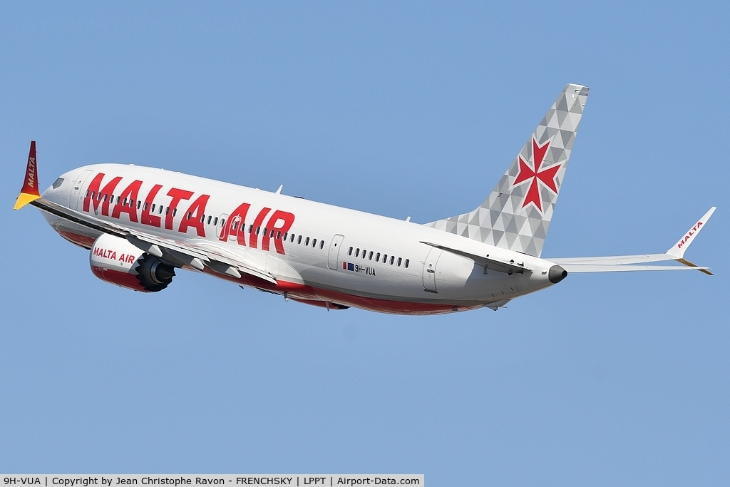 9H-VUA, 2021 Boeing 737-8-200 MAX C/N 65874, Malta Air