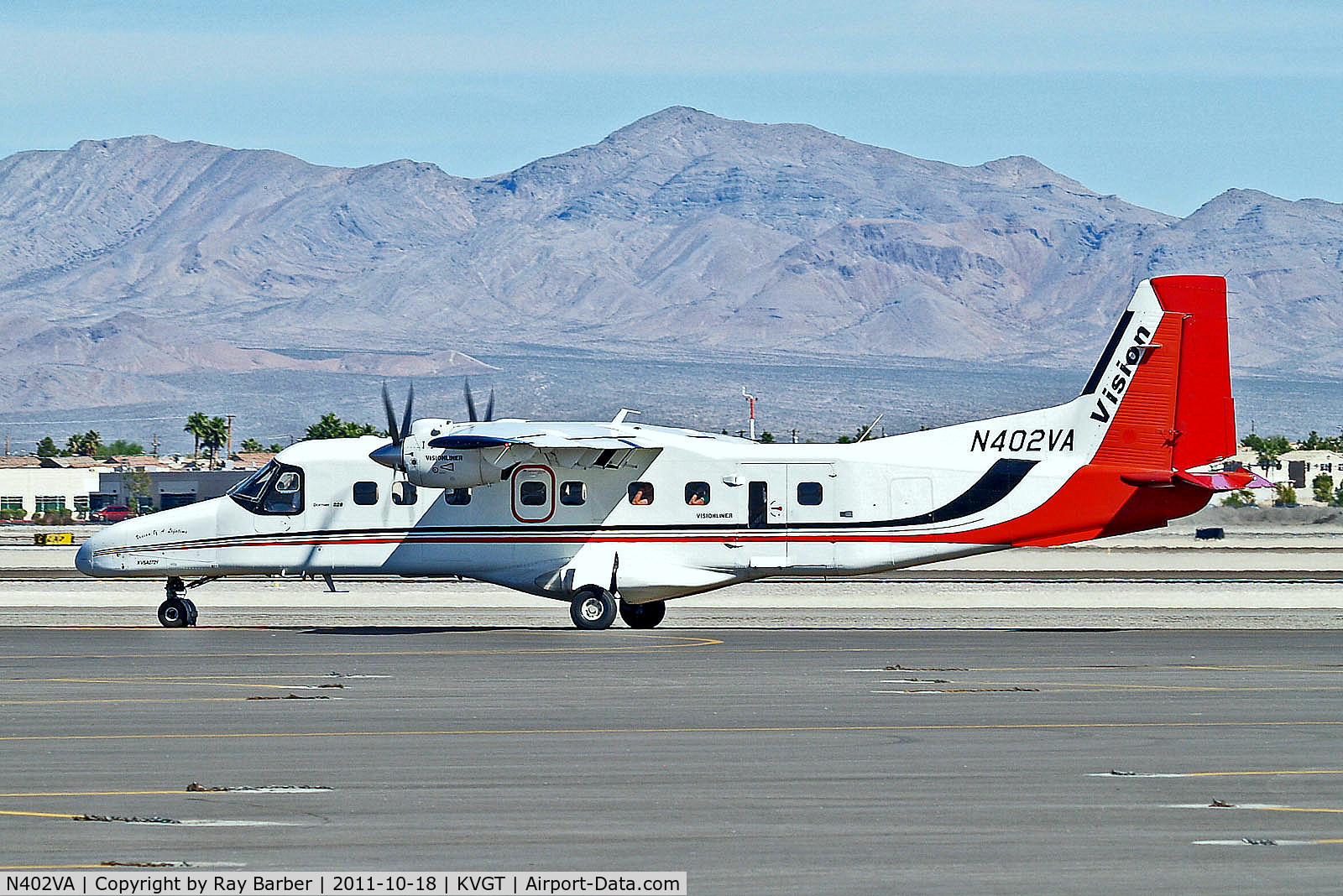 N402VA, 1986 Dornier 228-202 C/N 8085, N402VA   Dornier Do-228-202 [8085] (Vision Air) North Las Vegas~N 18/10/2011