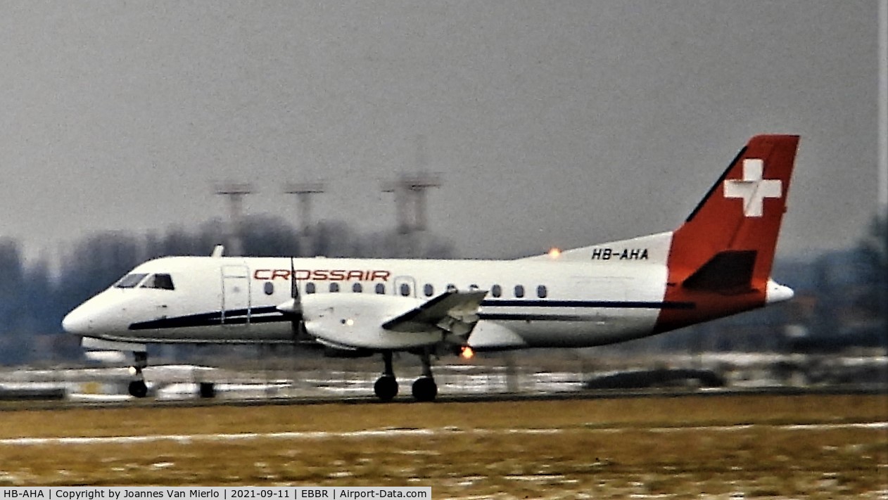 HB-AHA, 1984 Saab 340A C/N 340A-005, Slide scan
