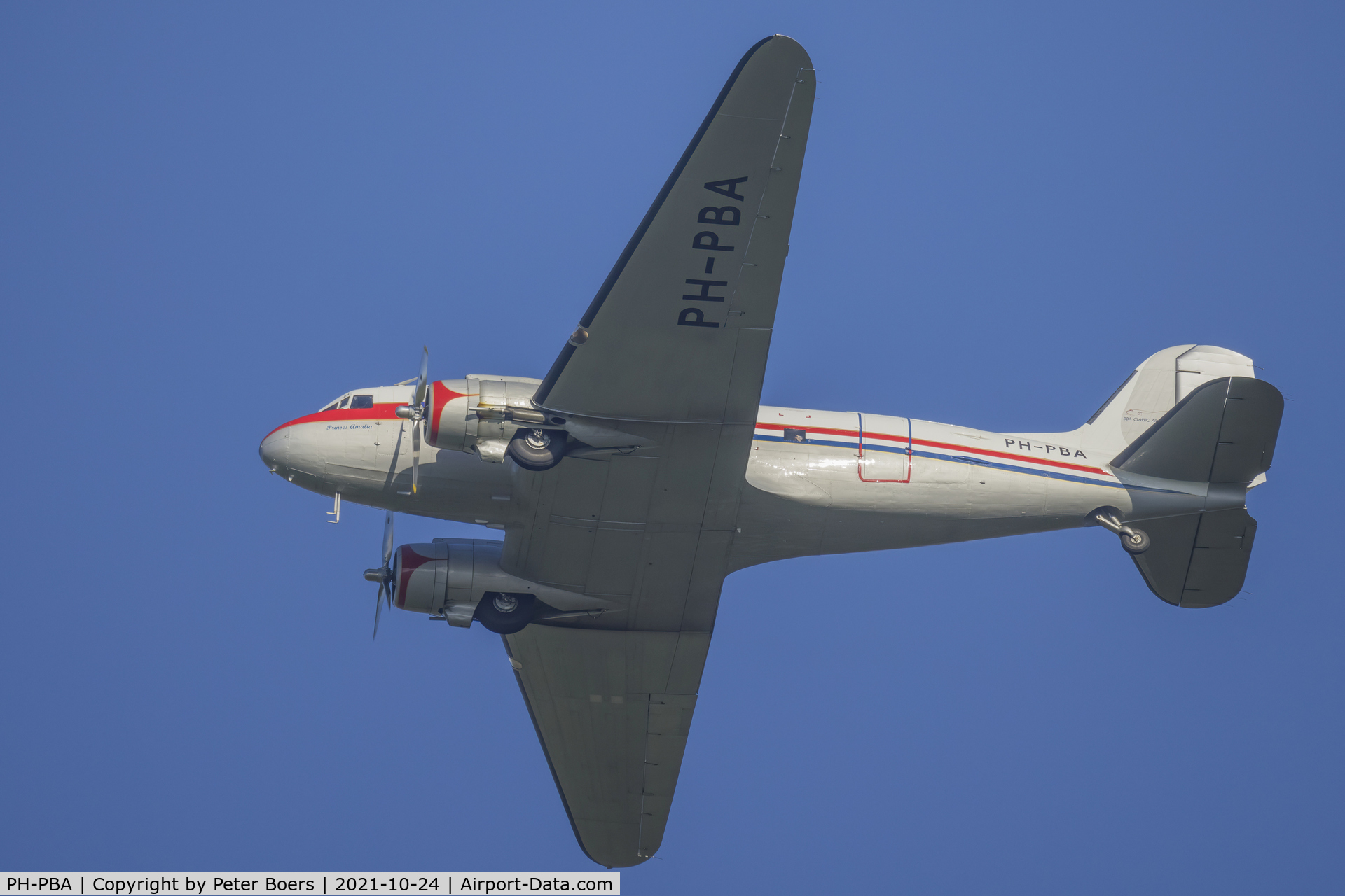 PH-PBA, 1943 Douglas DC-3C-S1C3G (C-47A-75-DL) C/N 19434, Photo taken near Rotterdam The Hague Airport (see exif) while taking pictures of birds.