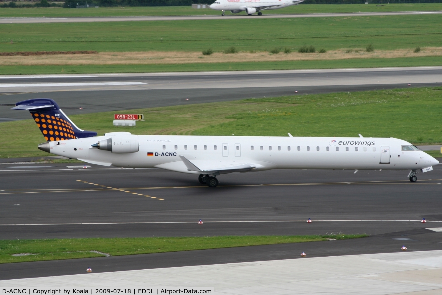 D-ACNC, 2009 Bombardier CRJ-900LR (CL-600-2D24) C/N 15236, Eurowings c/s