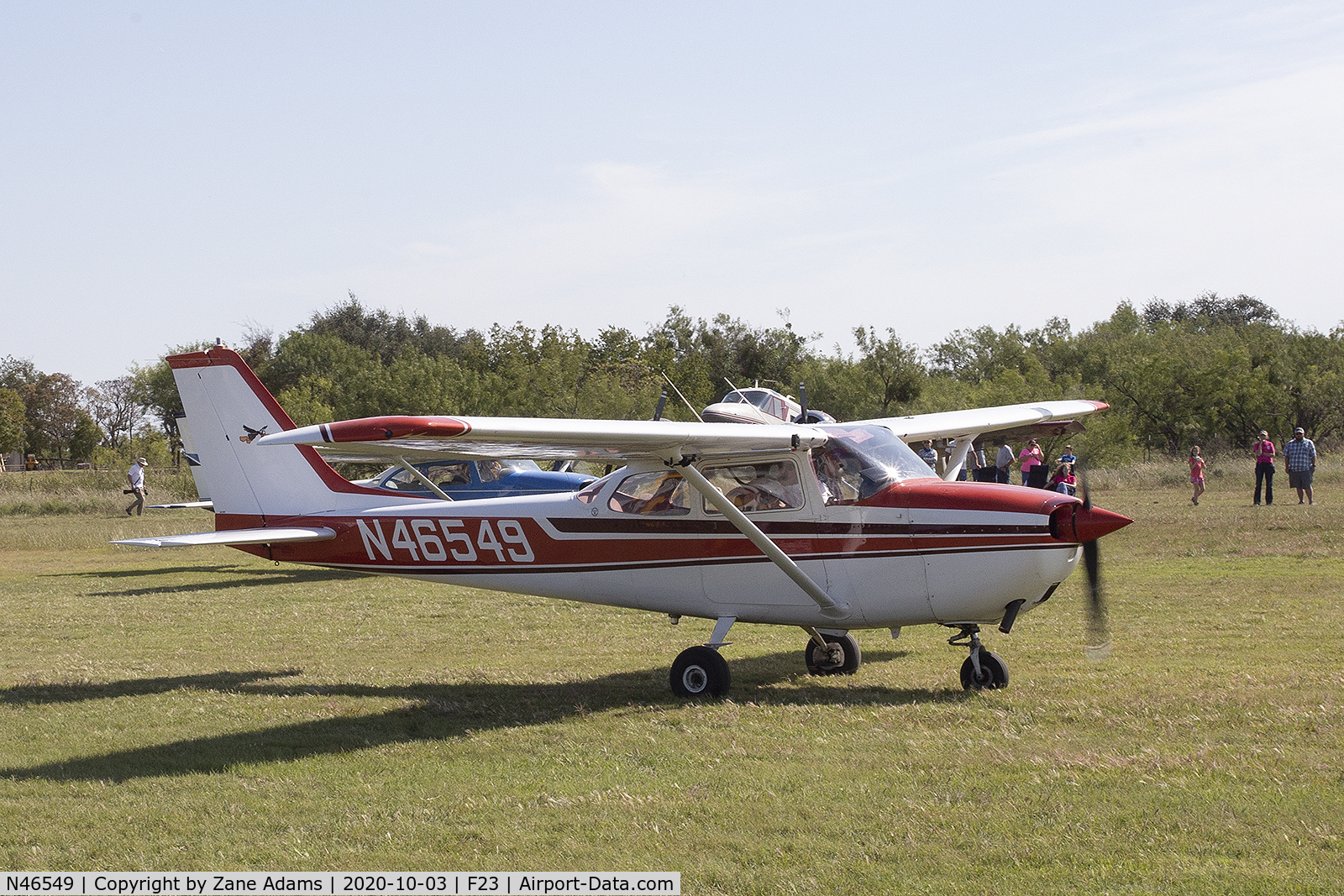 N46549, 1968 Cessna 172K Skyhawk C/N 17257344, At the 2020 Ranger Tx Fly-in