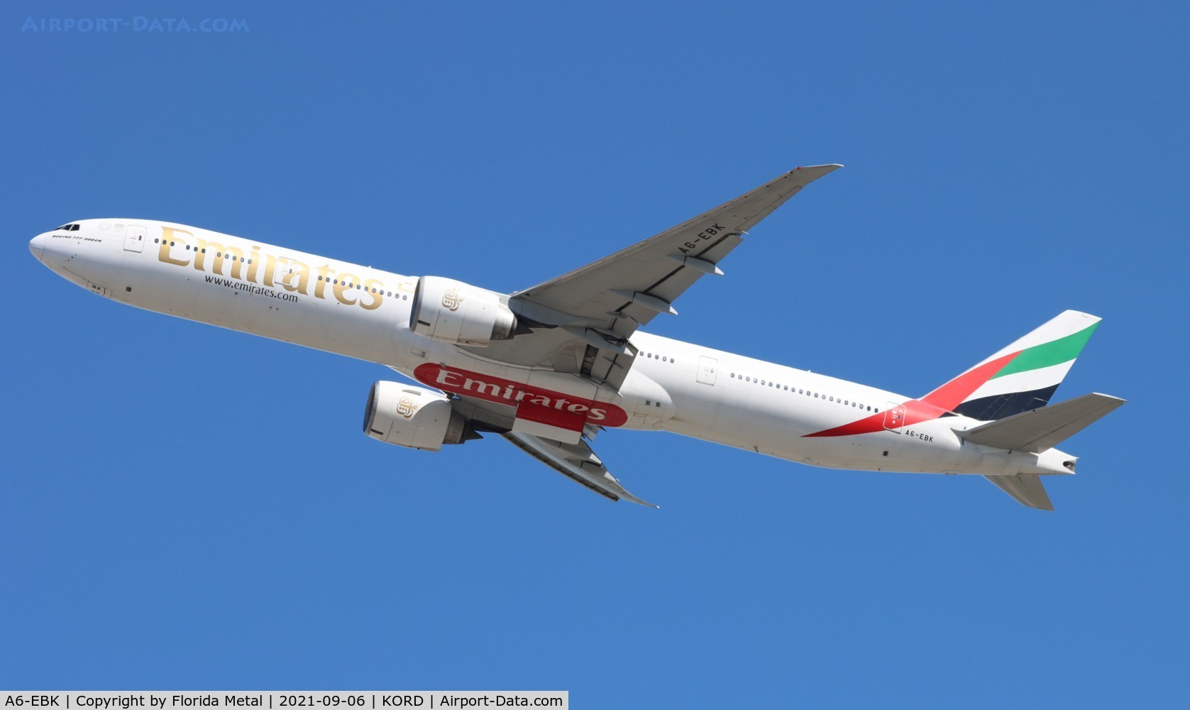 A6-EBK, 2006 Boeing 777-31H/ER C/N 34481, Emirates 777-300