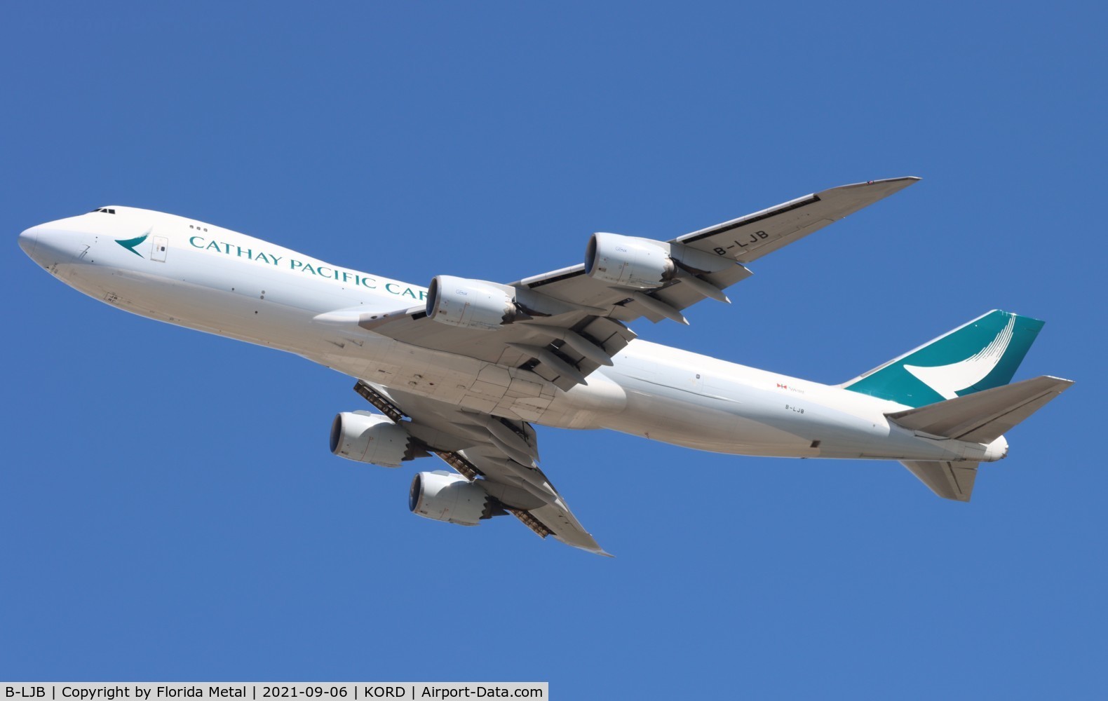 B-LJB, 2011 Boeing 747-867F/SCD C/N 39239, Cathay Cargo 747-8F