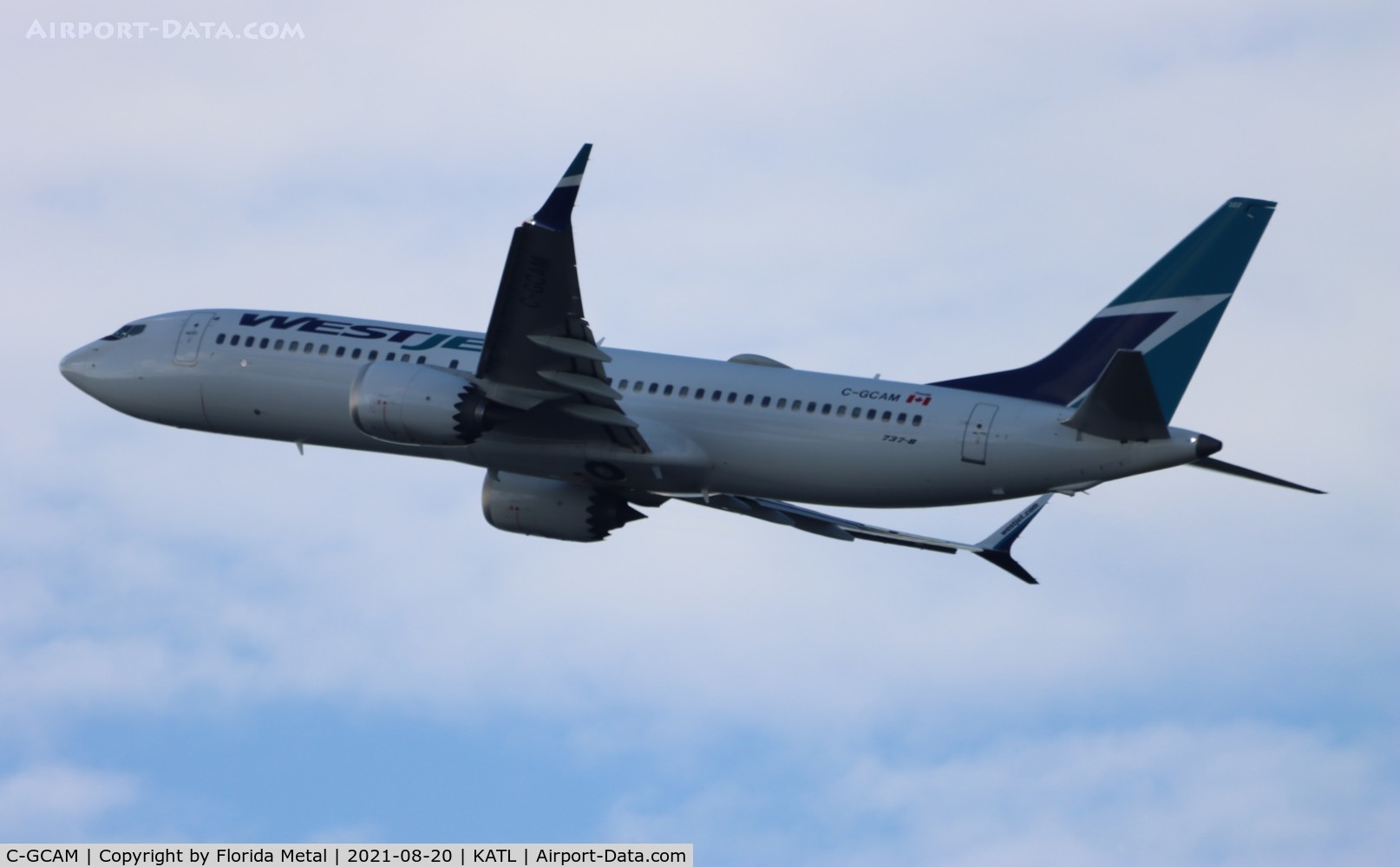 C-GCAM, 2018 Boeing 737 MAX 8 C/N 60515, ATL spotting 2021