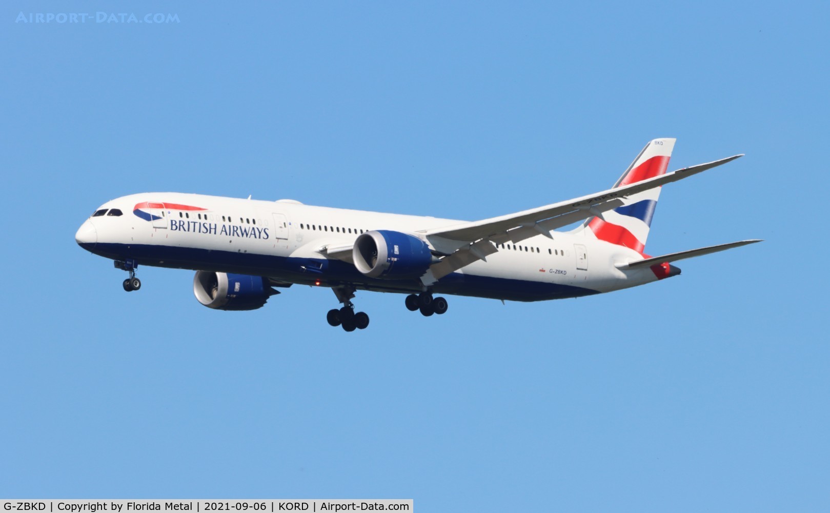 G-ZBKD, 2015 Boeing 787-9 Dreamliner C/N 38618, British Airways