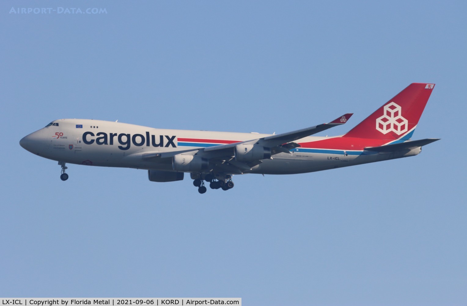 LX-ICL, 2001 Boeing 747-467F/SCD C/N 30805, KORD spotting 2021