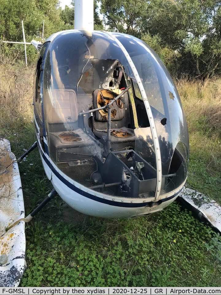 F-GMSL, Robinson R22 Beta C/N 2216, 2020 before the stole the door and smash the Windows. please help me find something about this owner is mr Chen Lee Bruce. can we find where it was servicing? i know who destroy it and i want to make him pay.