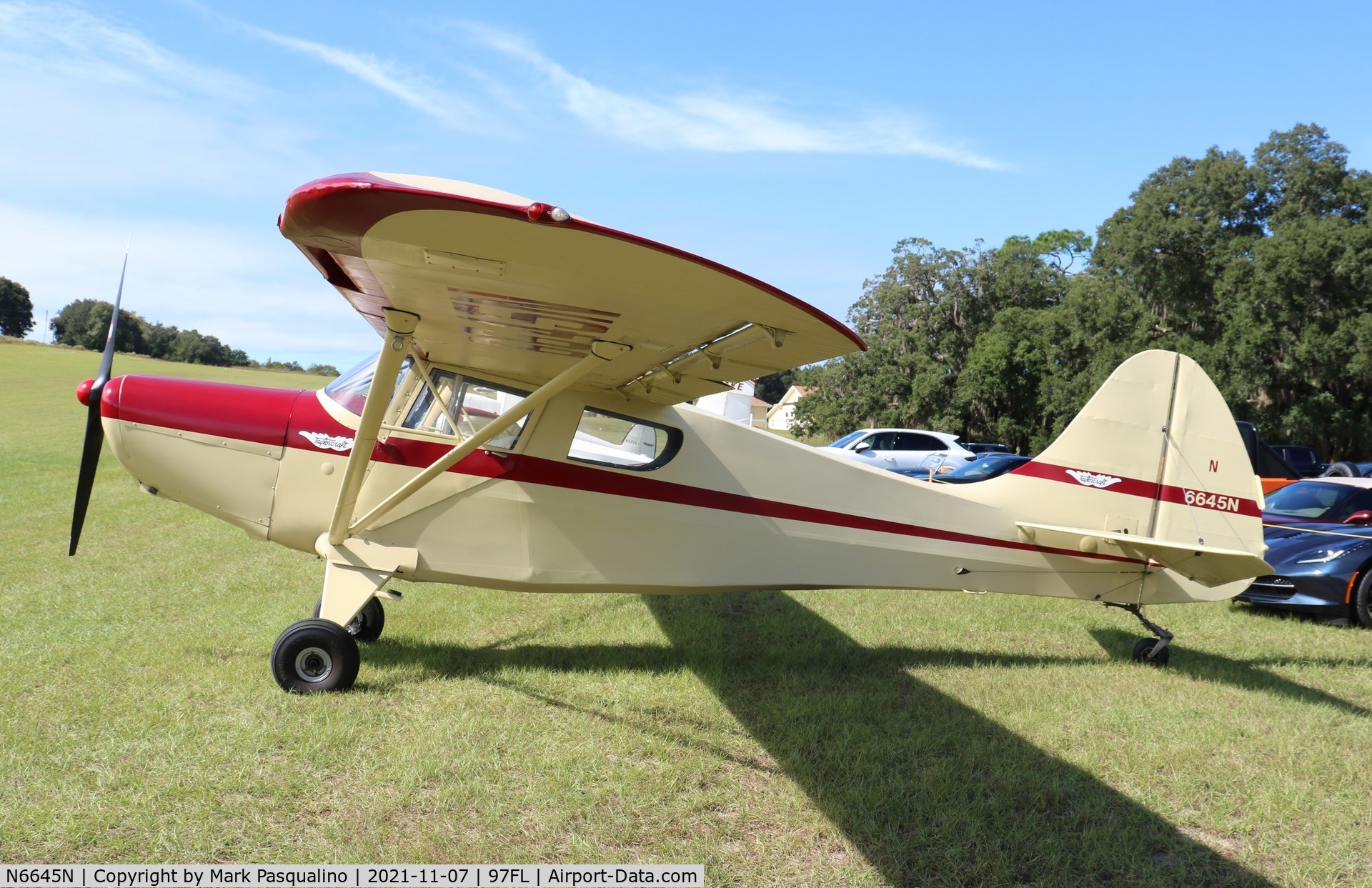 N6645N, 1952 Taylorcraft 15A C/N 5-13045, Taylorcraft 15A