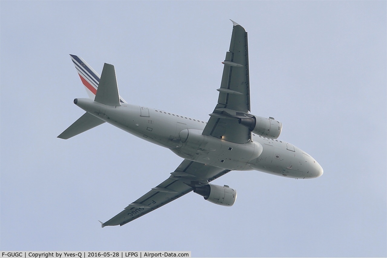 F-GUGC, 2002 Airbus A318-111 C/N 2071, Airbus A318-111, Climbing from rwy 06R, Roissy Charles De Gaulle airport (LFPG-CDG)