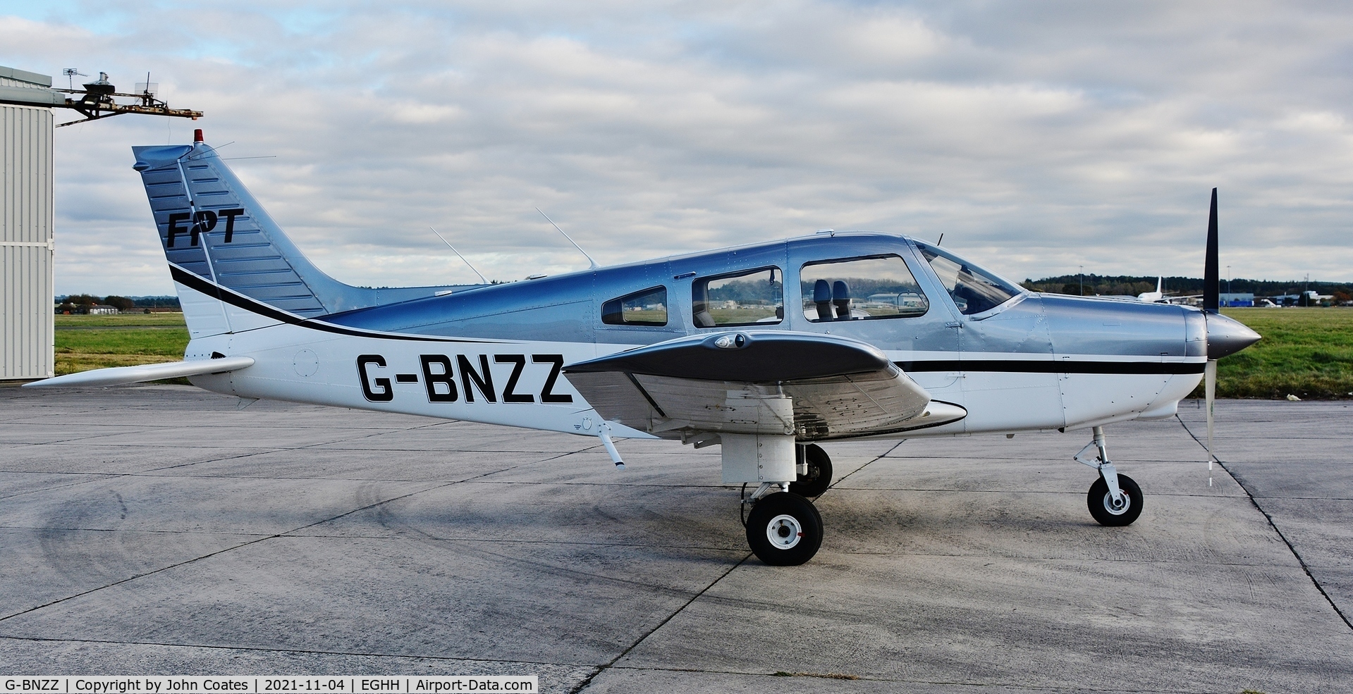 G-BNZZ, 1982 Piper PA-28-161 Cherokee Warrior II C/N 28-8216184, Looking like it is freshly repainted