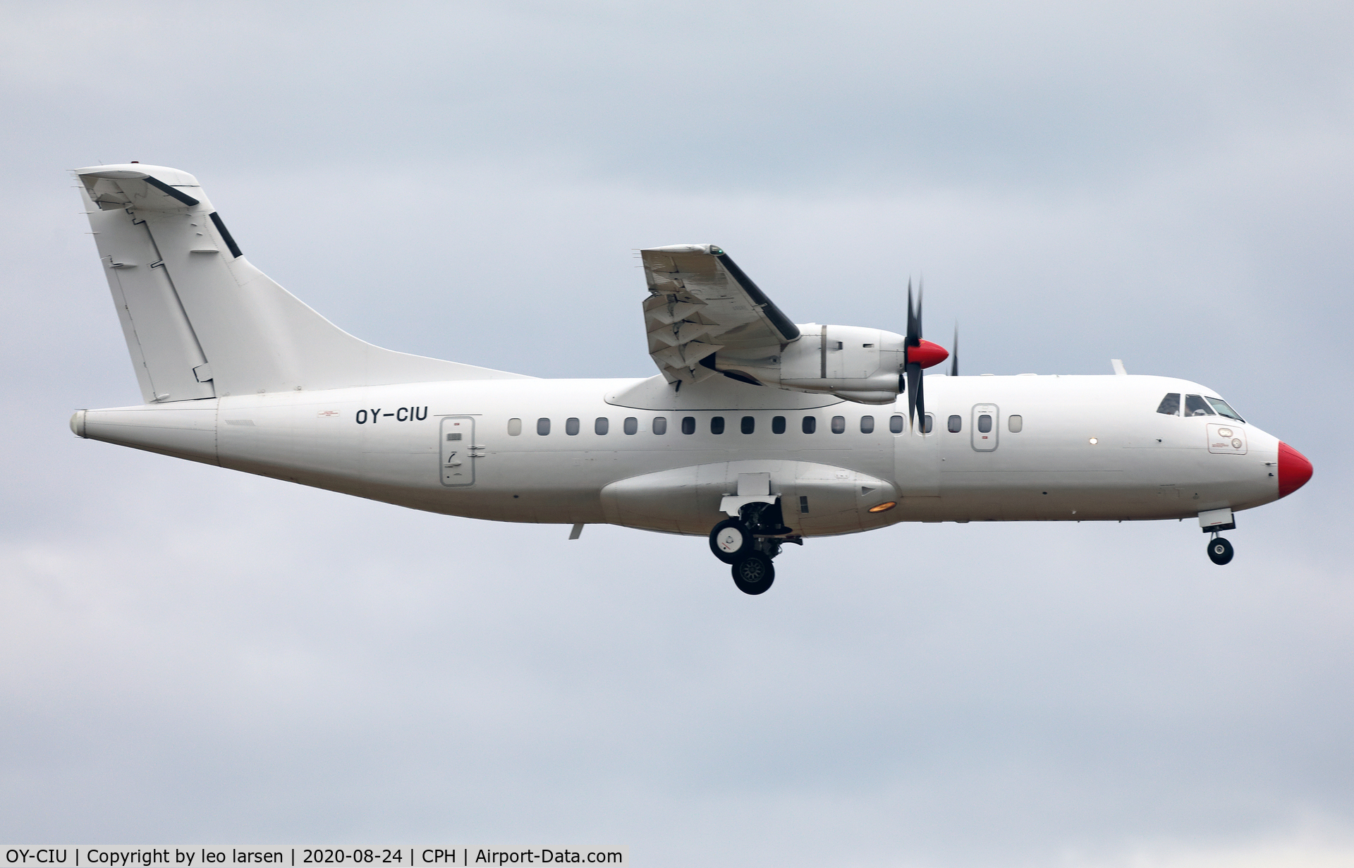 OY-CIU, 1988 ATR 42-312 C/N 112, Copenhagen 24.8.2020
