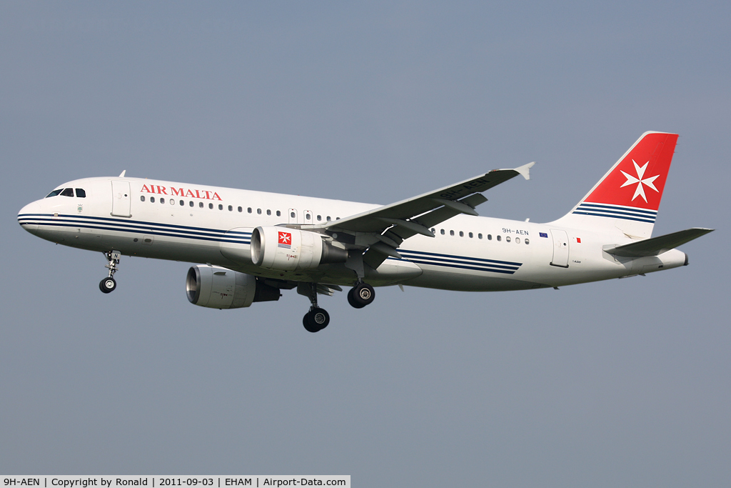 9H-AEN, 2005 Airbus A320-214 C/N 2665, at spl