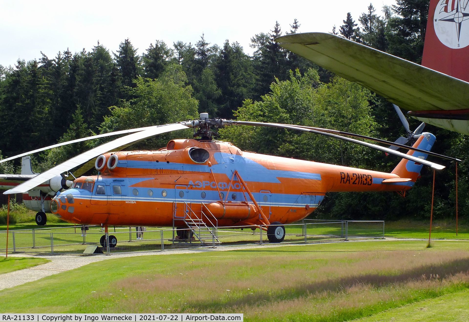 RA-21133, 1971 Mil Mi-6A C/N 715309, Mil Mi-6A HOOK at the Flugausstellung P. Junior, Hermeskeil