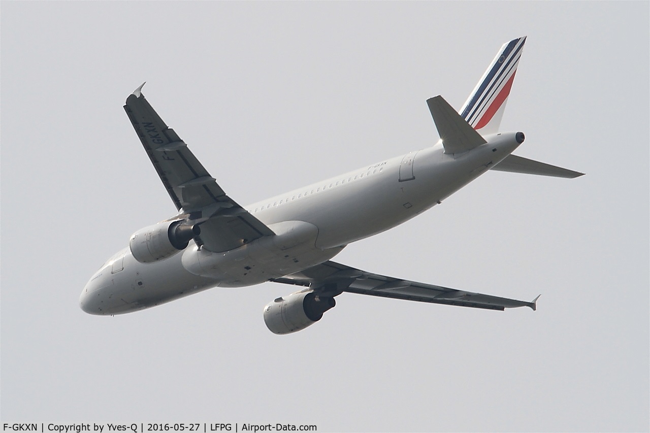F-GKXN, 2006 Airbus A320-214 C/N 3008, Airbus A320-214, Climbing from rwy 27L, Roissy Charles De Gaulle airport (LFPG-CDG)
