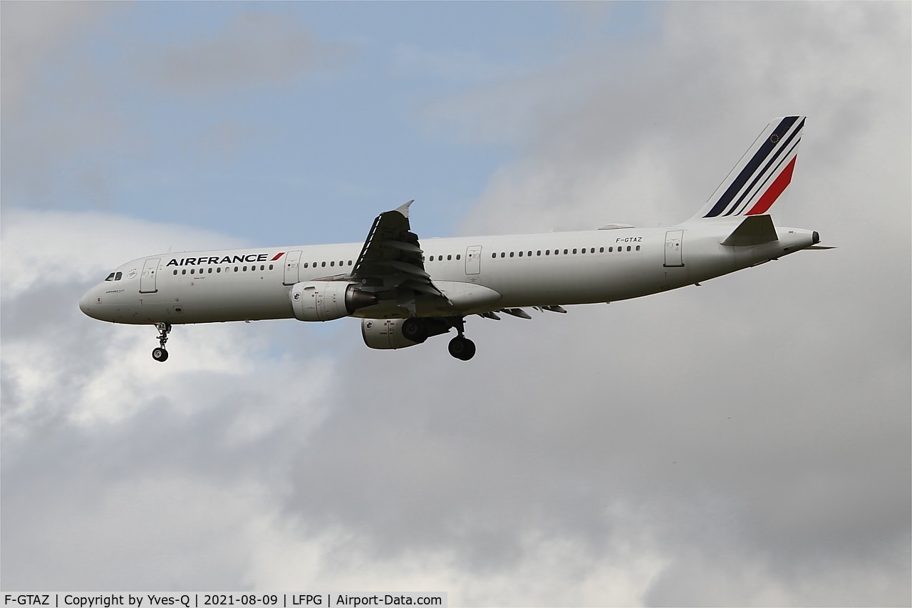 F-GTAZ, 2011 Airbus A321-212 C/N 4901, Airbus A321-212, On final rwy 26L, Roissy Charles De Gaulle airport (LFPG-CDG)