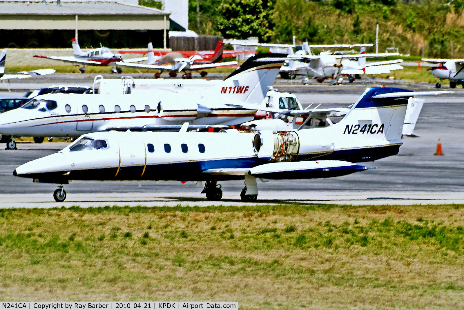 N241CA, 1977 Gates Learjet 35A C/N 142, N241CA   Learjet 35A [35A-142] Atlanta-Dekalb Peachtree~N 21/04/2010