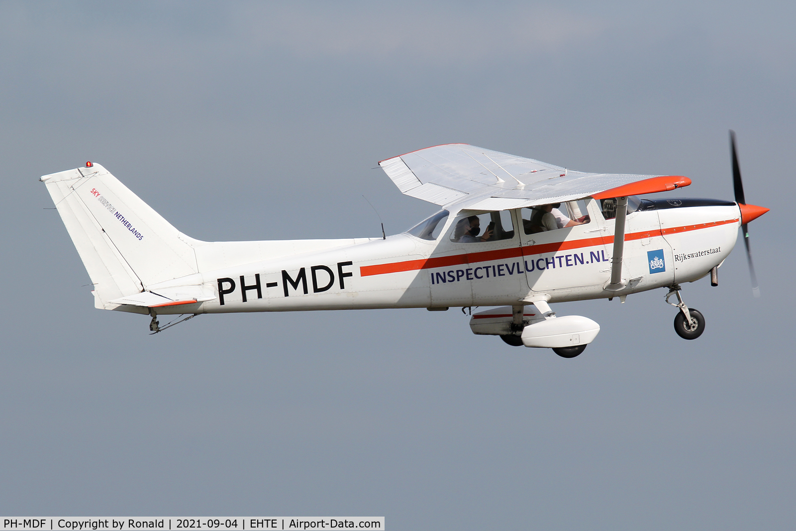 PH-MDF, Reims F172N Skyhawk C/N 1842, at teuge
